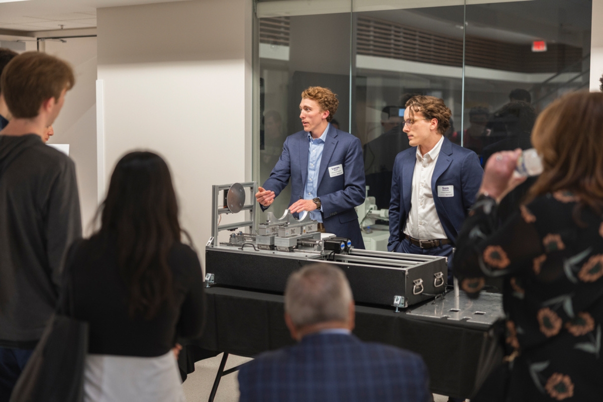 students showcase their senior design projects