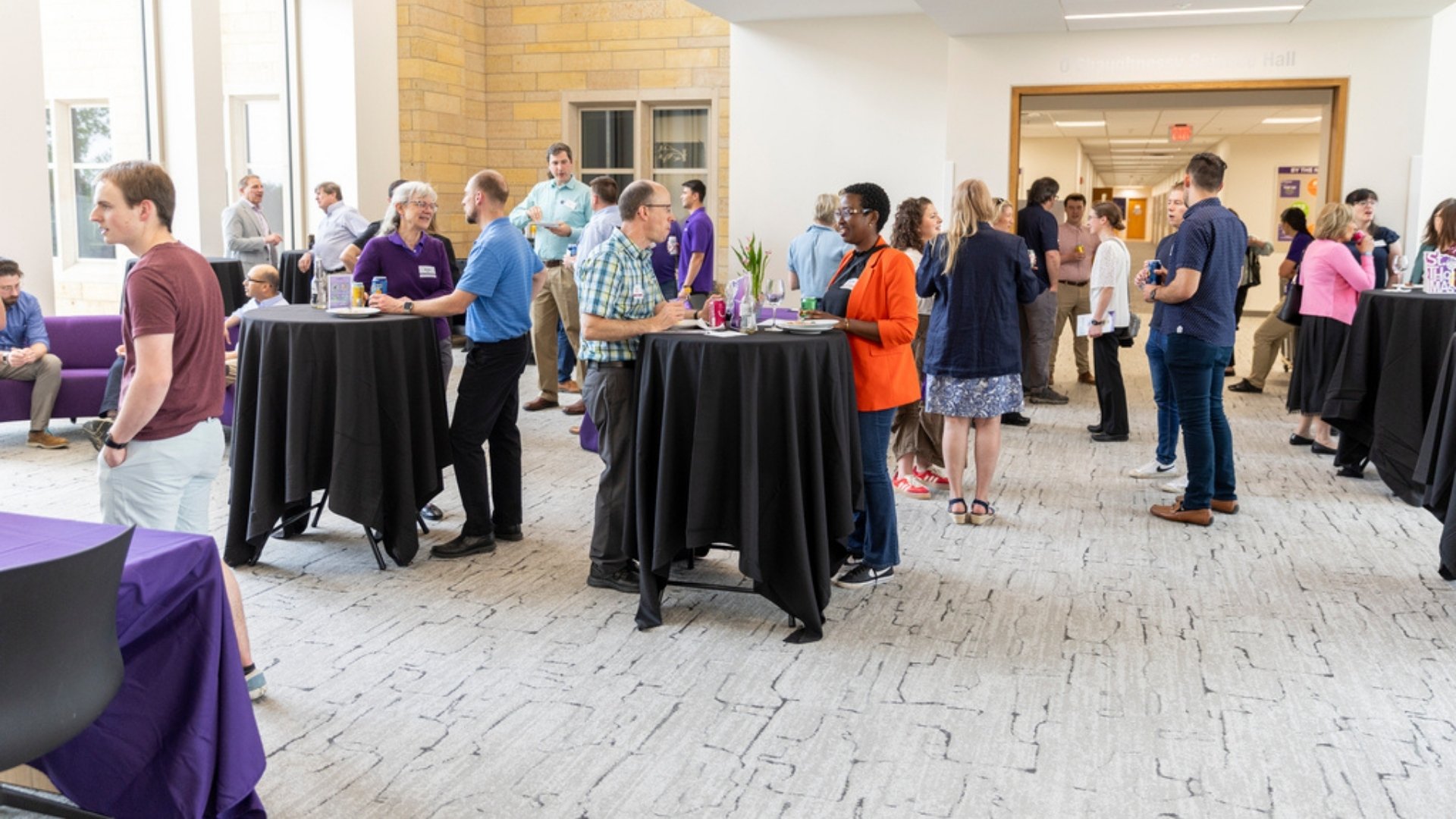 the external advisory board meets with faculty, students, and industry partners