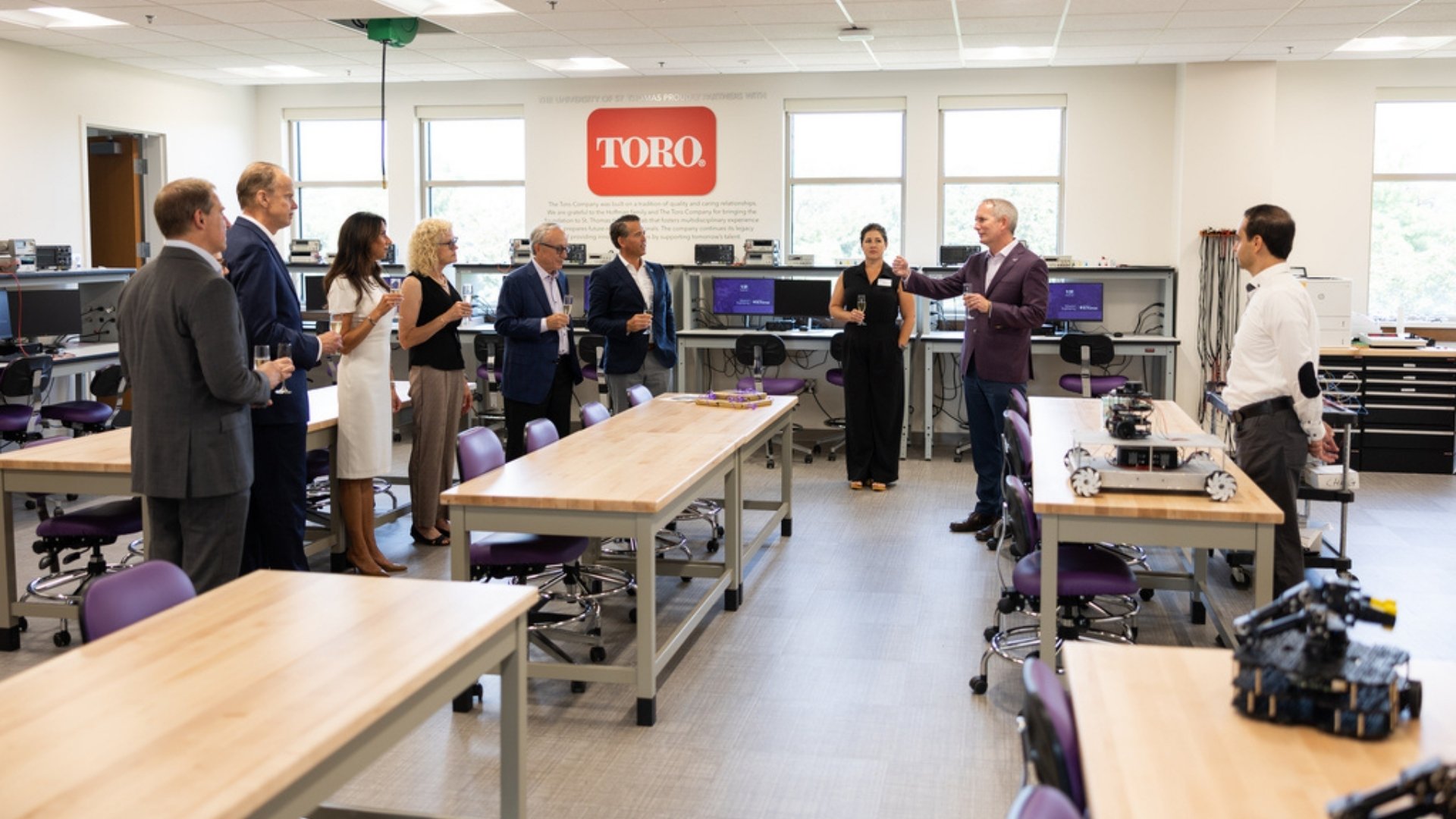 Toro and College of Engineering toast to partnership