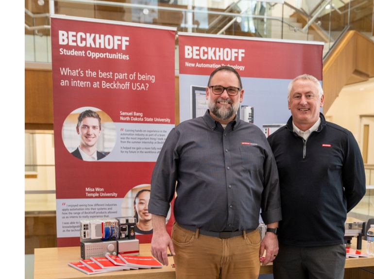 company representatives sponsor an event at St. Thomas engineering week