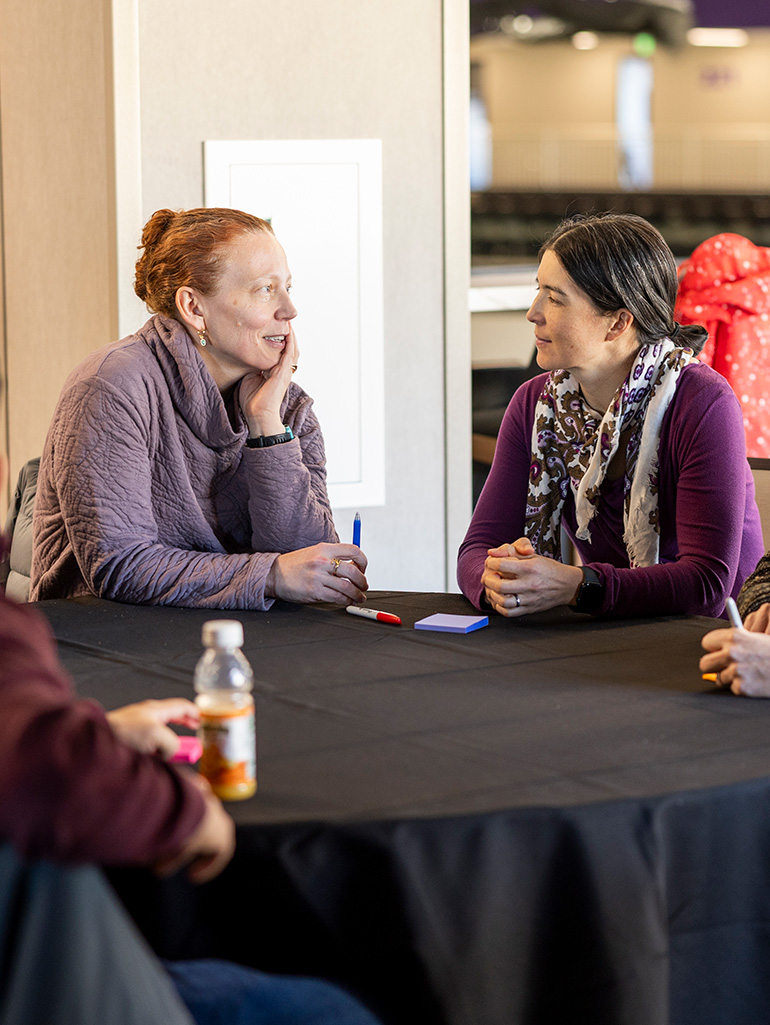 Dr Orser and Dr Ling discussing