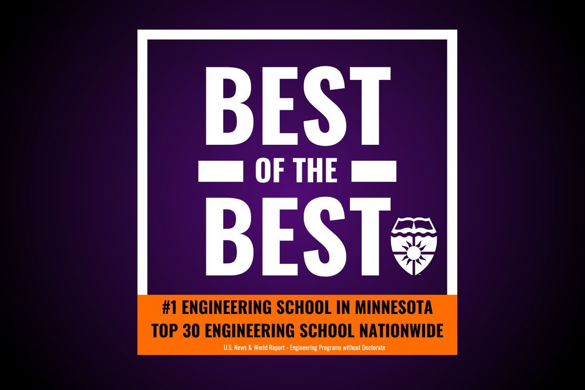 Graphic showing best of the best engineering schools