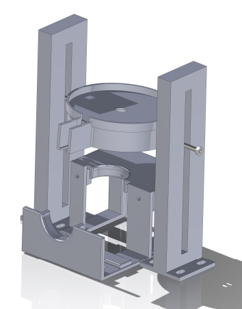 SolidWorks assembly of test fixture