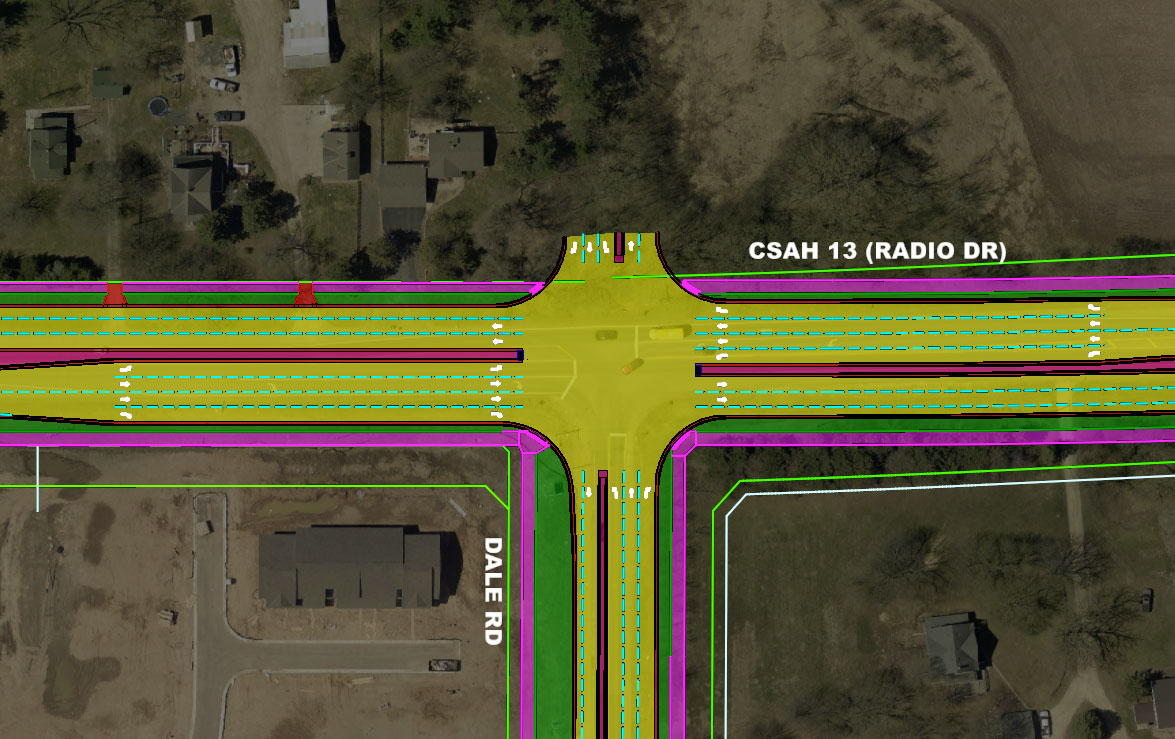 Intersection Alternative 1 - Traffic Signal