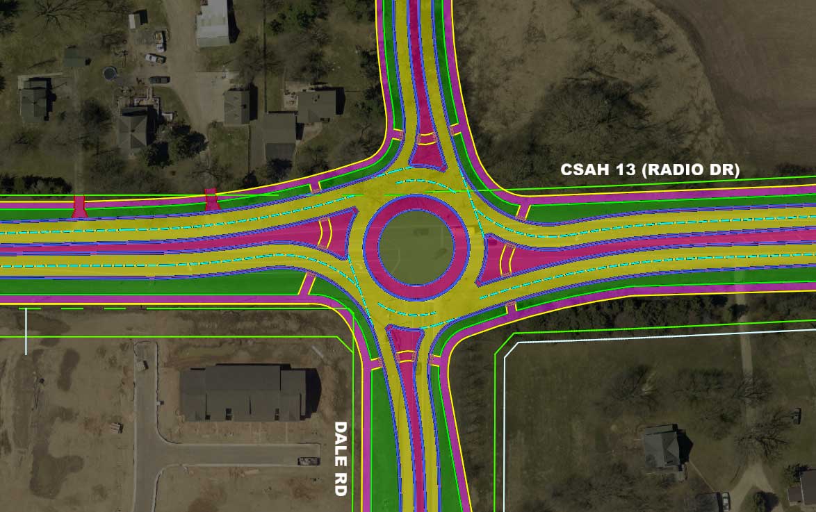 Intersection Alternative 2 - Roundabout