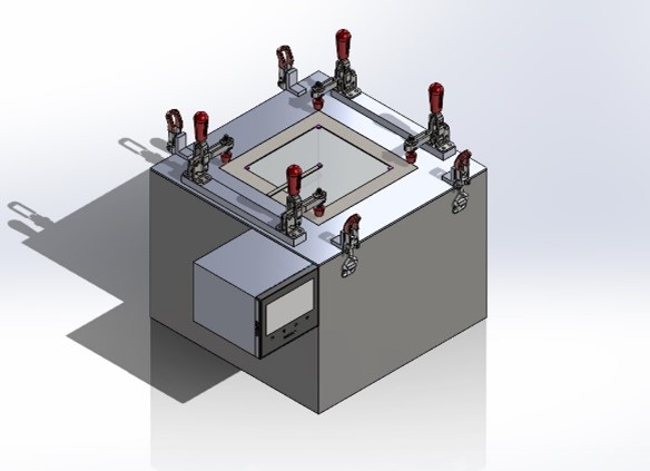 3D model of Heat Flow Chamber and controller