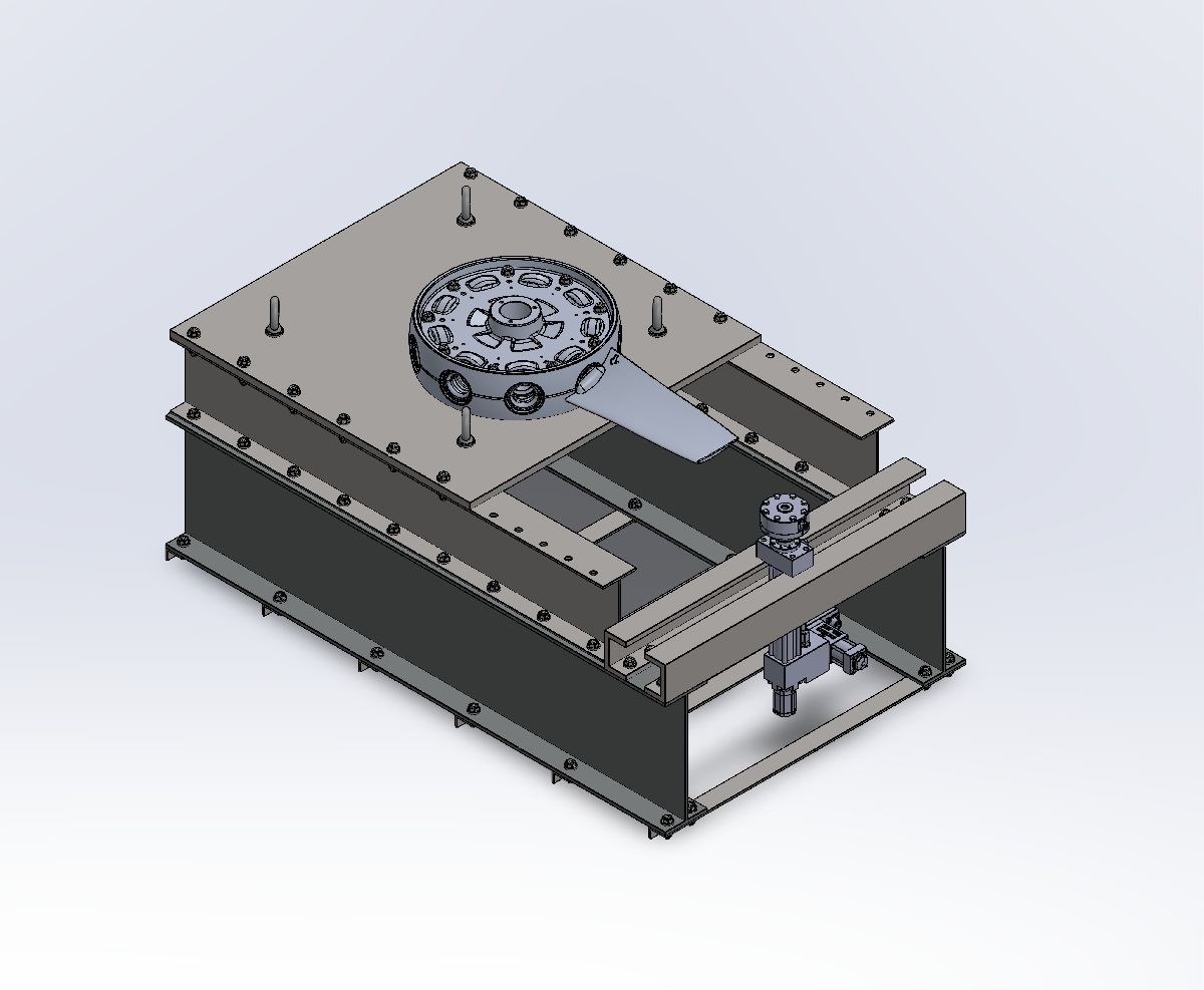 SolidWorks model: Proof-of-concept prototype structure 