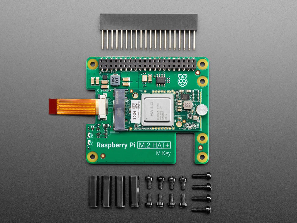 Hailo 8-L chip on M.2 hat key