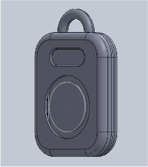 SolidWorks image of Mini Remote design. 