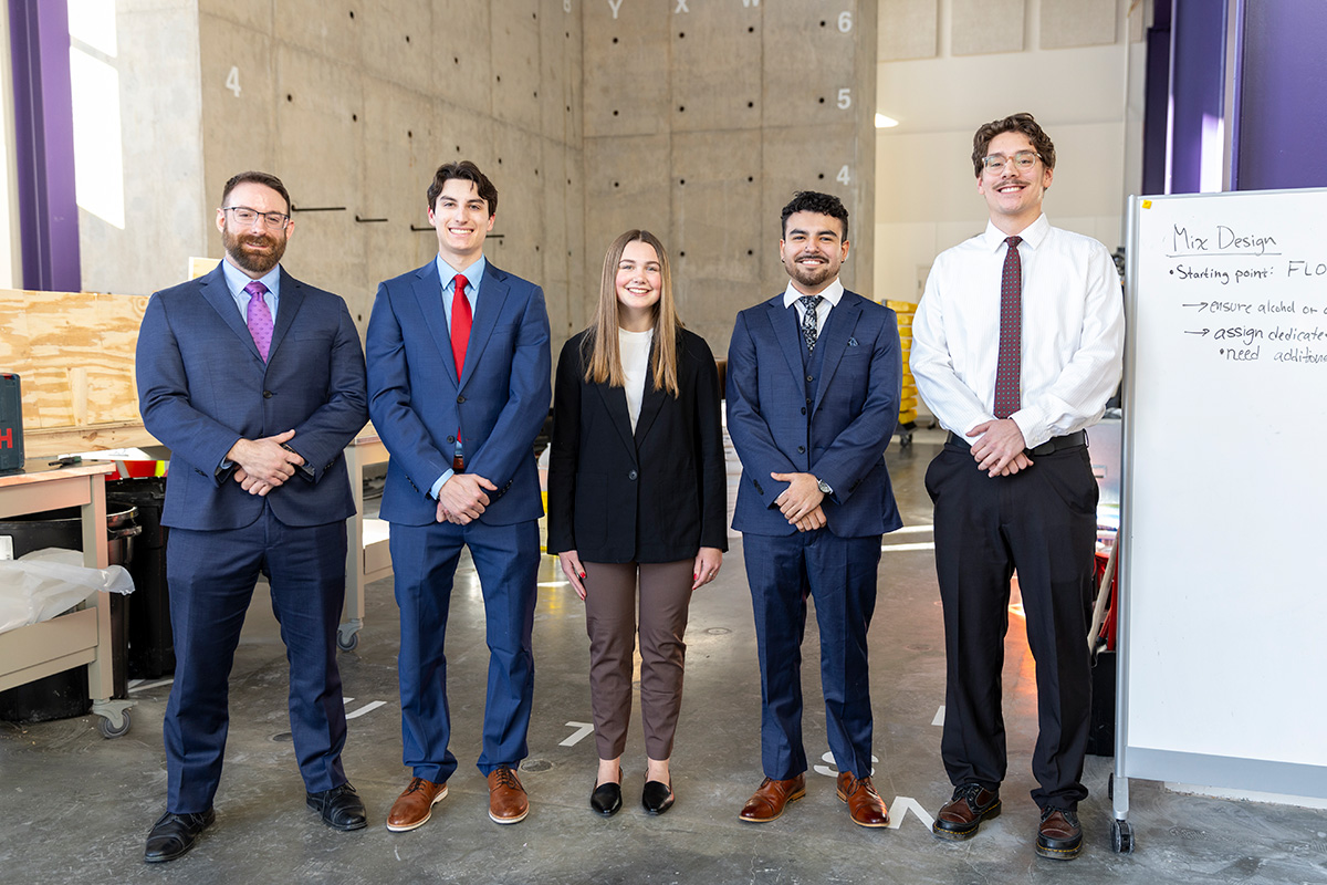 Senior Design student team