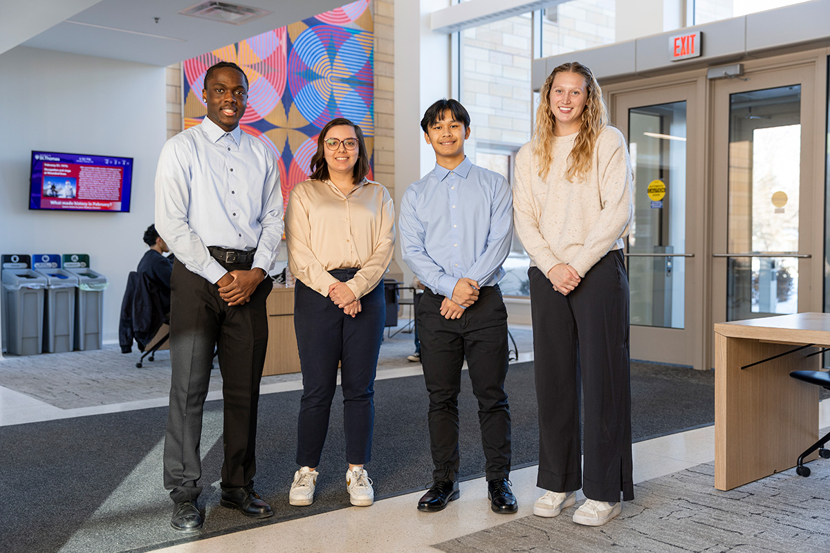Senior Design student team