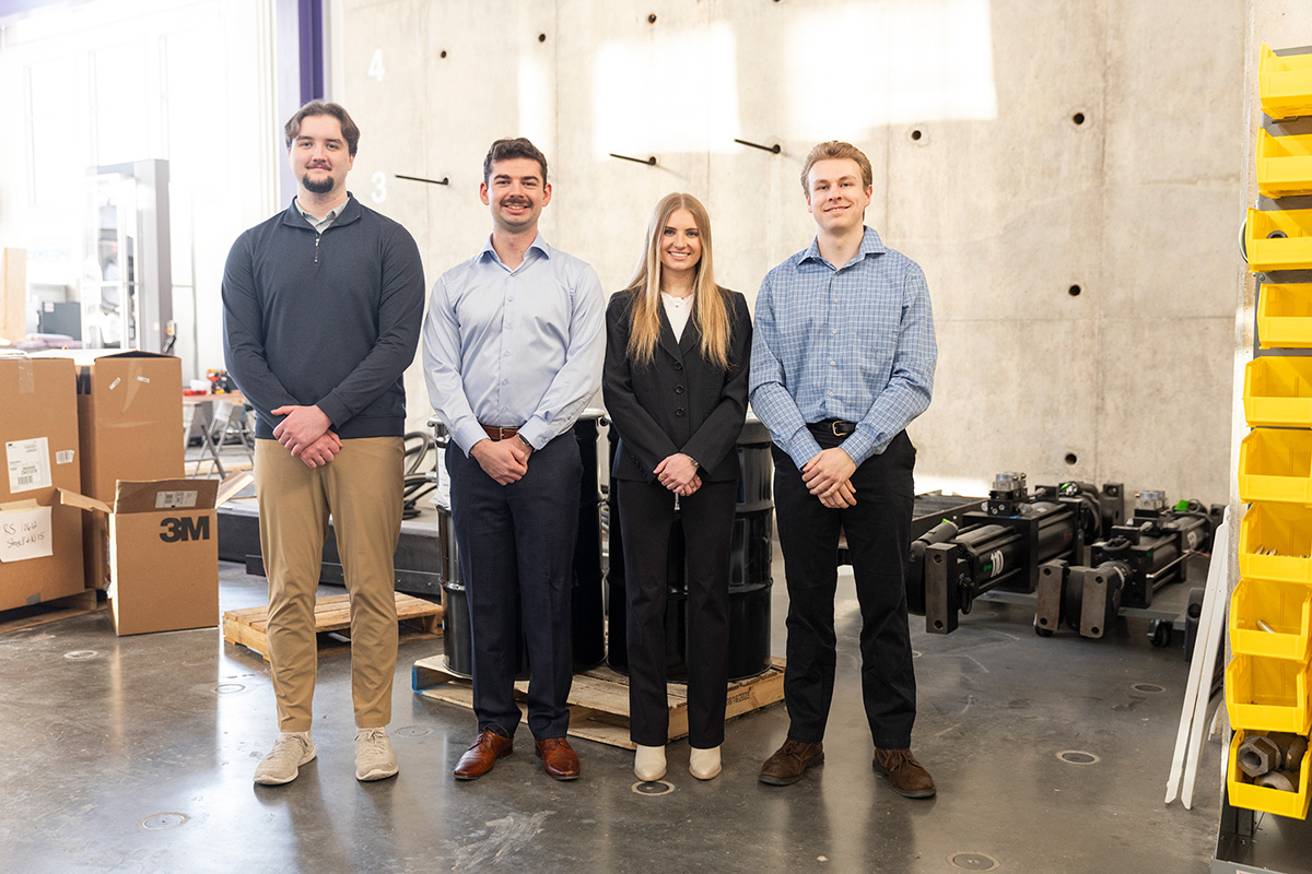 Senior Design student team