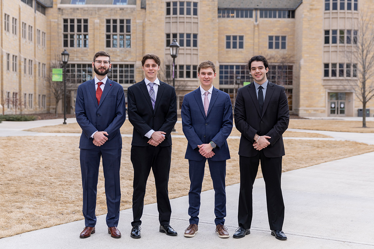 Senior Design student team