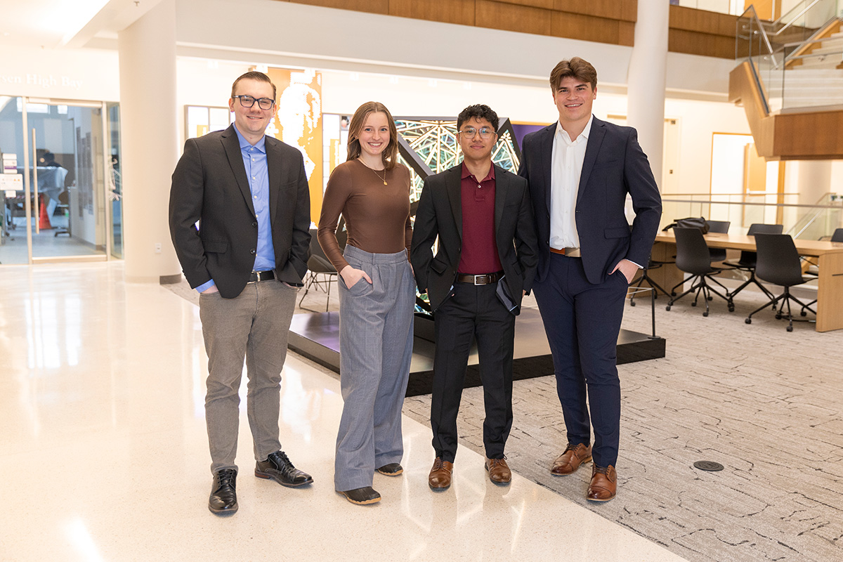 Senior Design student team