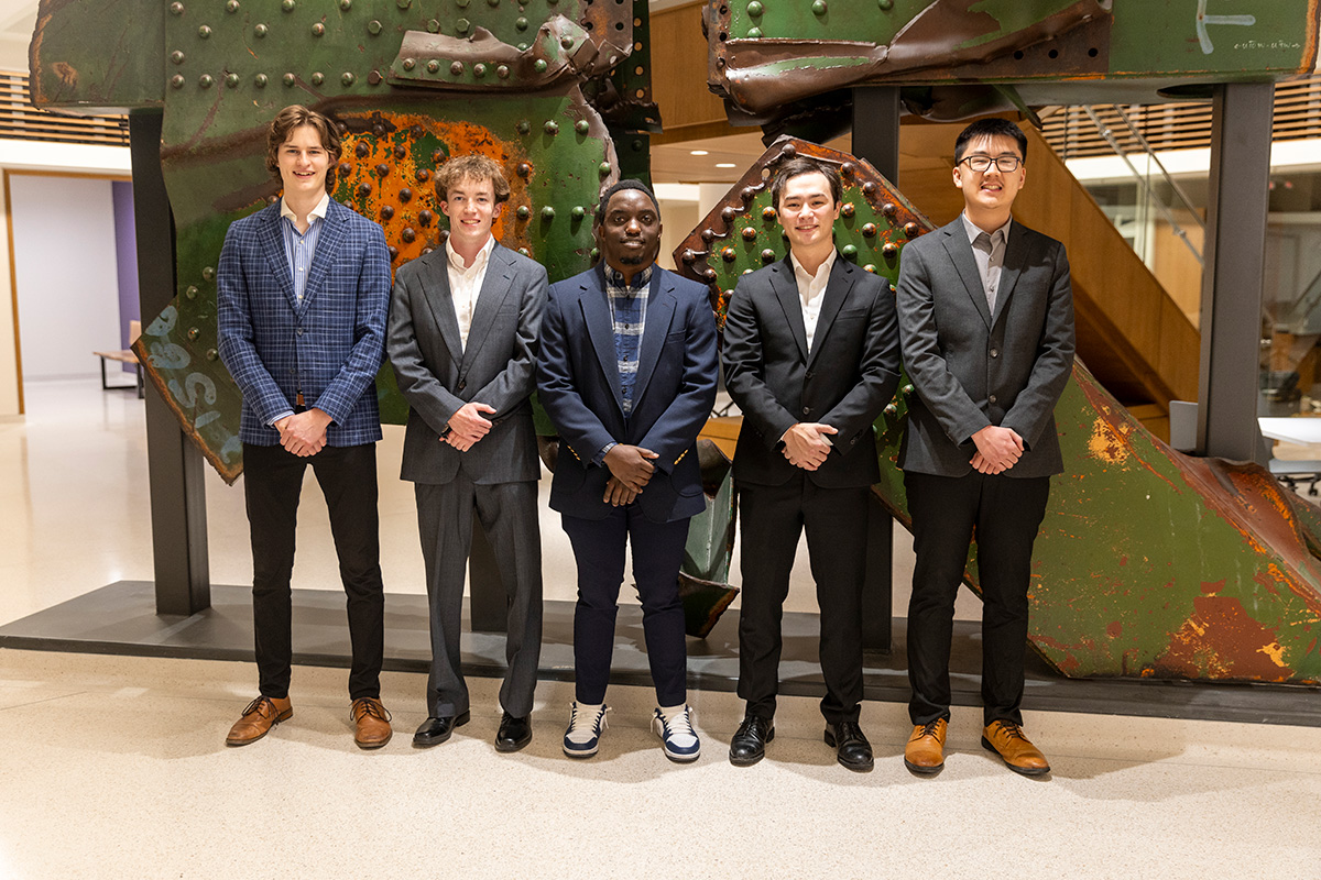 Senior Design student team