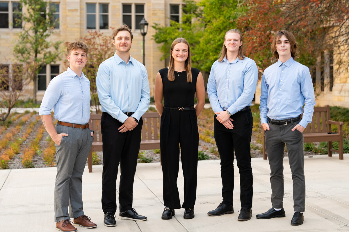 Senior Design student team