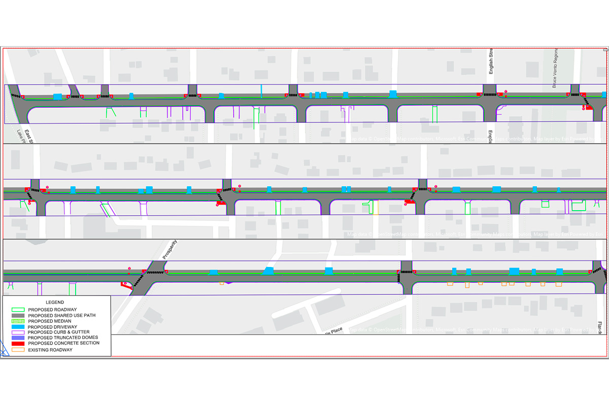 Proposed geometry changes to Larpenteur Avenue