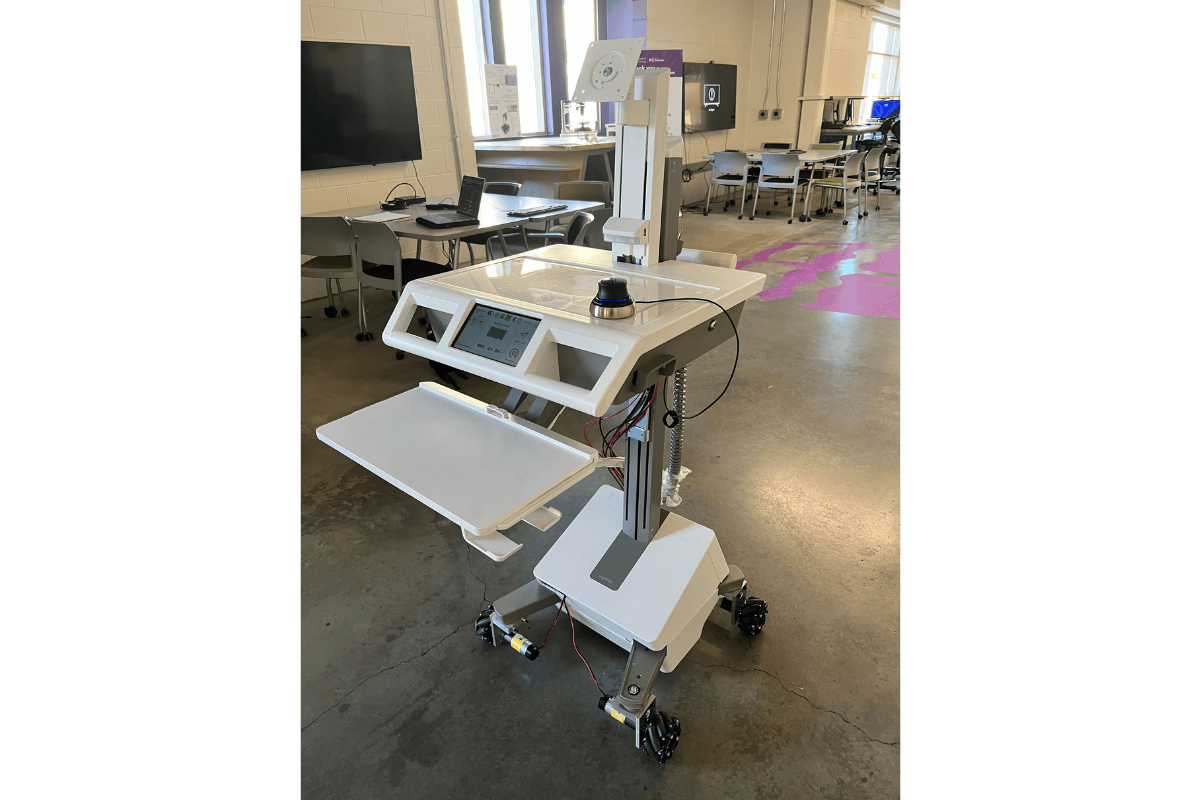Powered Mecanum wheel automated cart