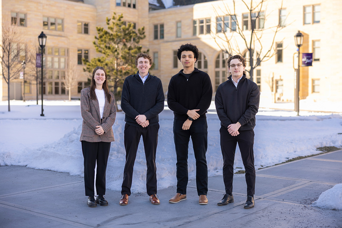 Senior Design student team
