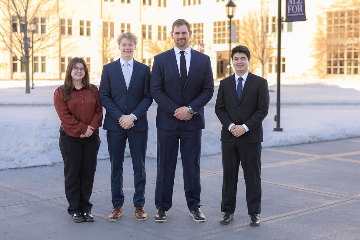 Senior Design student team