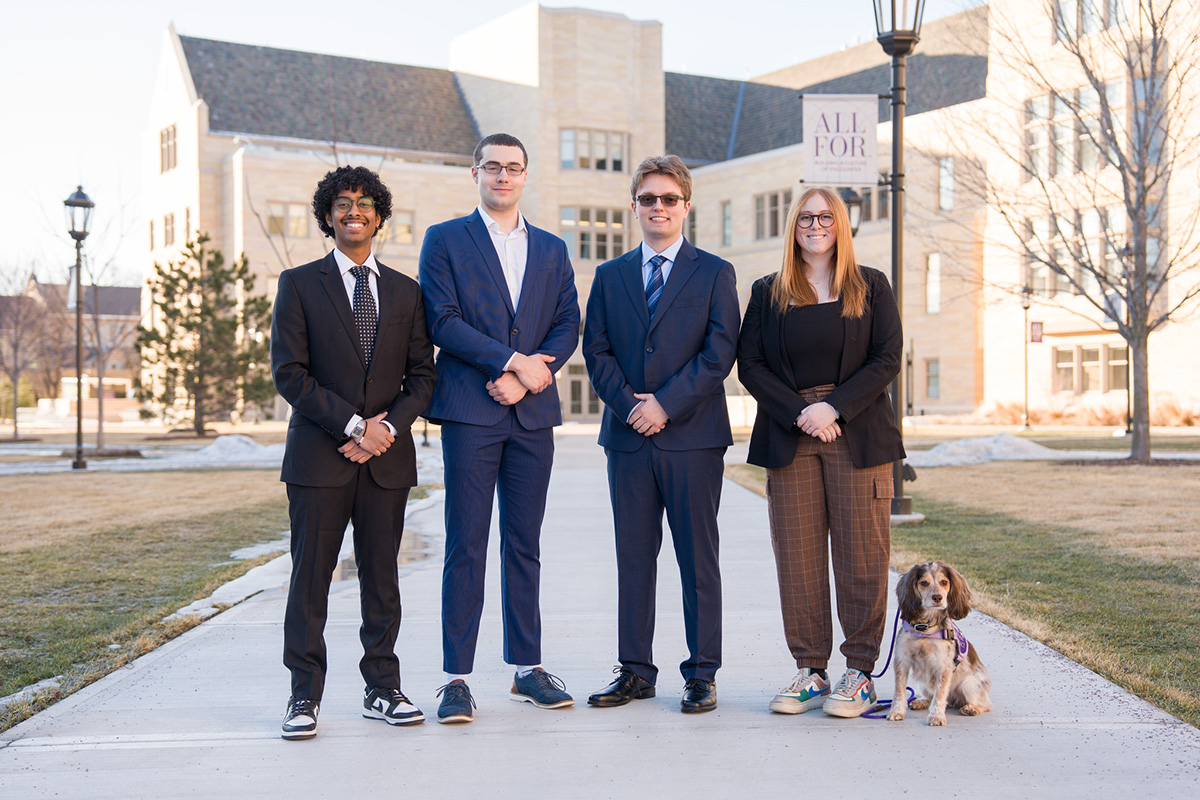 Senior Design student team