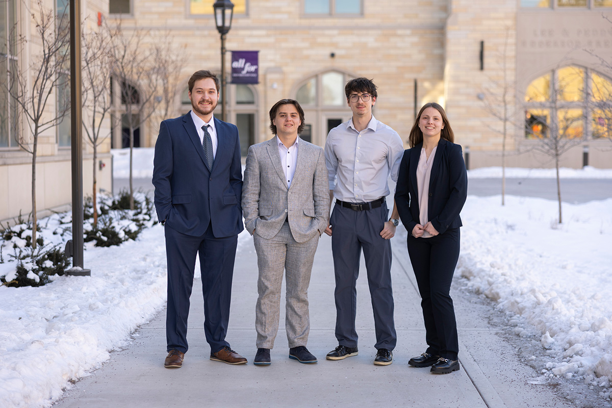 Senior Design student team