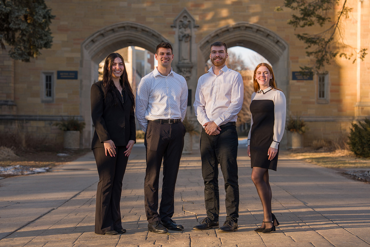 Senior Design student team