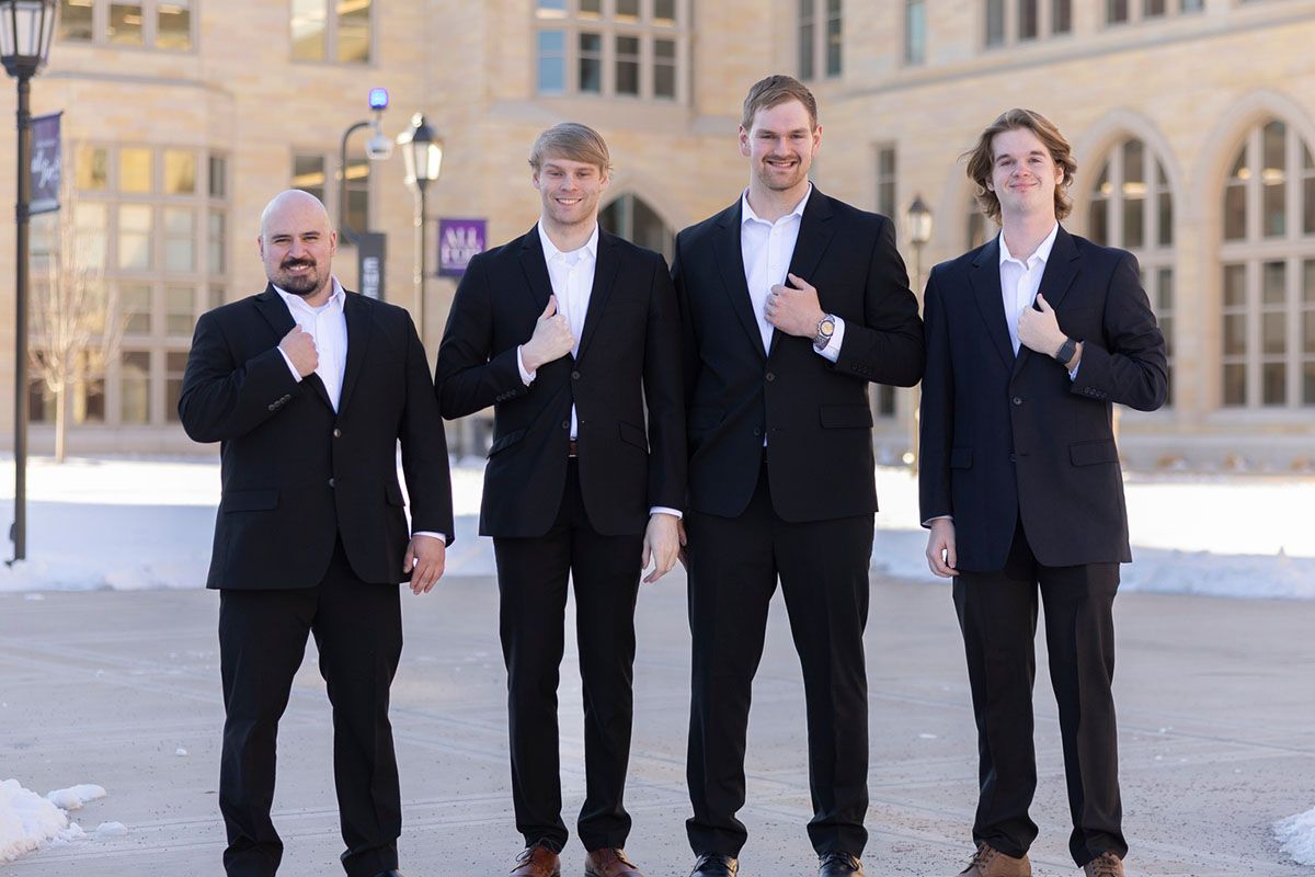 Senior Design student team