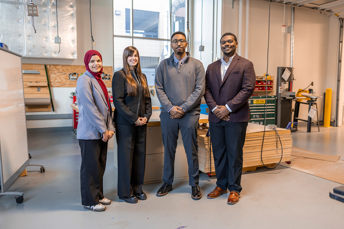 Senior Design student team